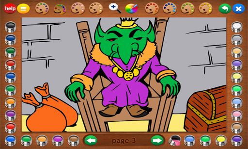 Android application Coloring Book-Gears vs Goblins screenshort