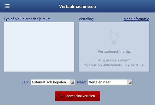 Vertaalmachine.eu Screen 2