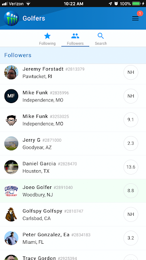 GolfNet Screen 3
