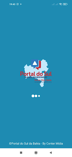 Android application Portal do Sul da Bahia screenshort