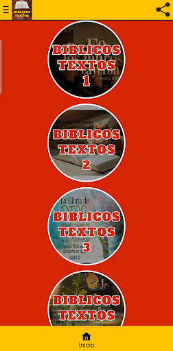 Android application Biblicos Textos screenshort