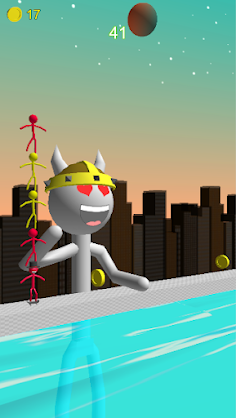 Stacking Stickman Color - Stac - Screenshot 1