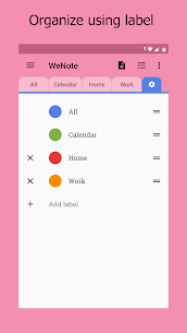 WeNote Premium Apk- Color Notes, To-do, Reminders & Calendar 4