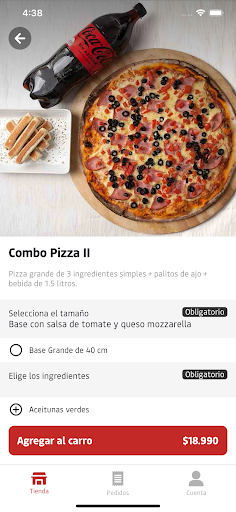 Mascarpone Pizza y Pasta Screen 3