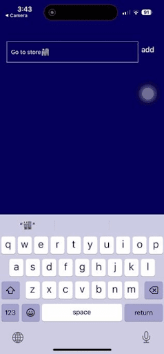 My First Todo Screen 2