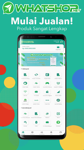 Android application Whatshop.net: Agen Pulsa Murah screenshort