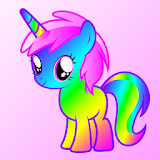 Sparkle! Rainbow! Unicorn! LW icon