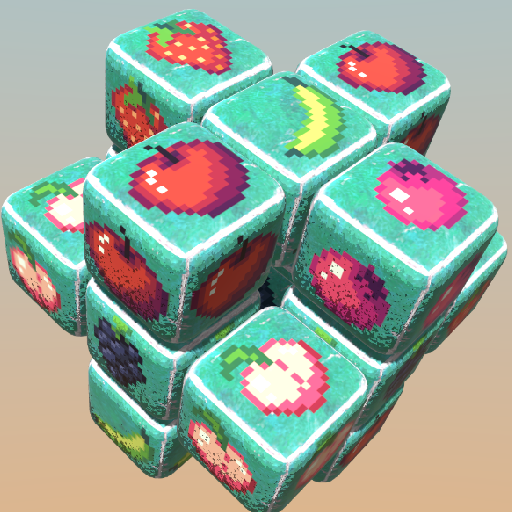 Fruit Cube Tile Match 3D logo