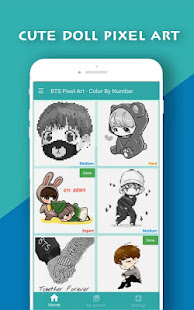 Doll Pixel Art - Color by Number 1.8.4 screenshots 1