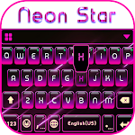 Neon Star Kika Keyboard Theme Apk