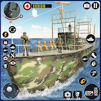Army Criminals Transport Ship Simulator: Bus Games