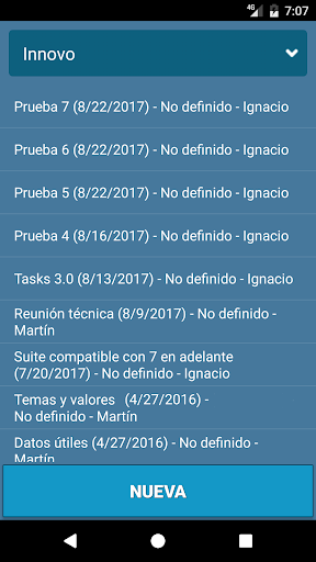 Innovo Tasks Screen 3
