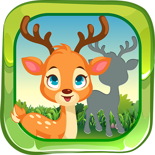 Puzzles and animal sounds logo
