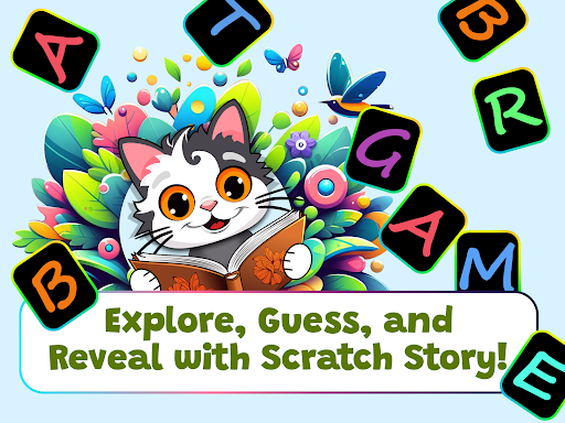 Screenshot of Scratch Story: Word learning