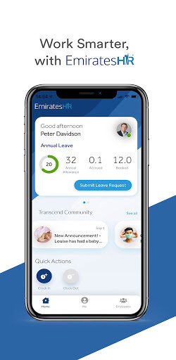 Android application Emirates HR screenshort