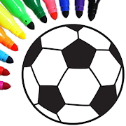 Football coloring book game