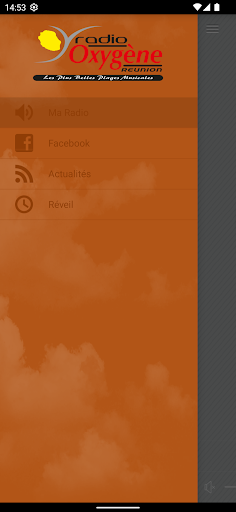 Android application Radio Oxygène Réunion screenshort
