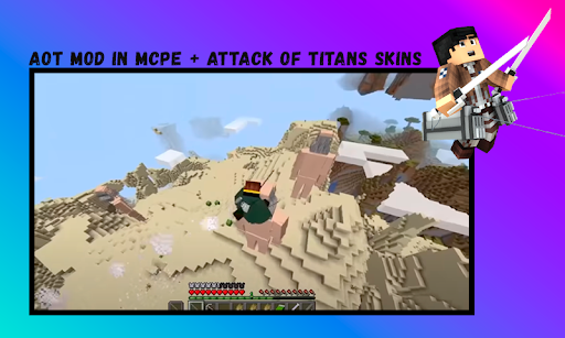 Android application Aot Mod for Mcpe – titans mod screenshort