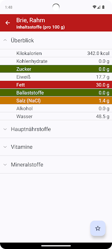 Lebensmittel Inhaltsstoffe Screenshot 4 - AppWisp.com