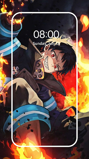 Android application Fire Force HD Wallpaper screenshort