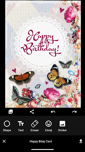 Happy Bday Card Screen 3