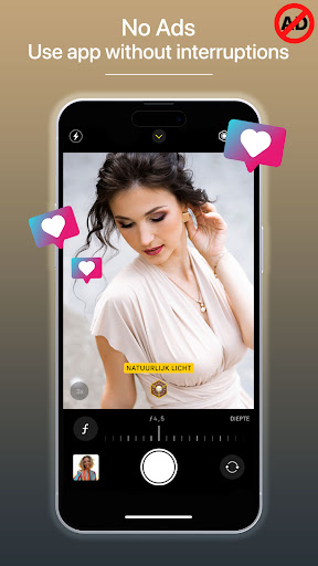 Android application Camera 4K Phone 15, Selfie Pro screenshort