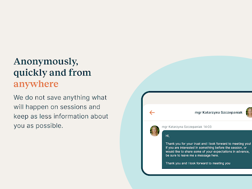 Screenshot of Hedepy - Online therapy