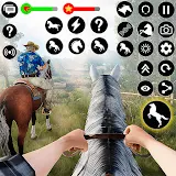 West Cowboy Horse Racing Game icon