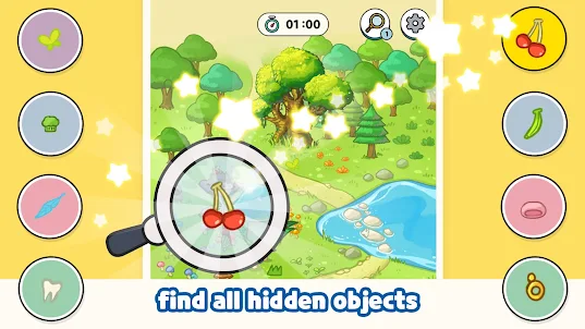 隠し絵を探す : Hidden Objects