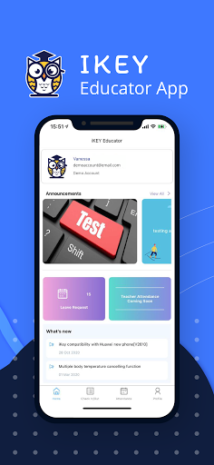 Android application iKEY Educator screenshort
