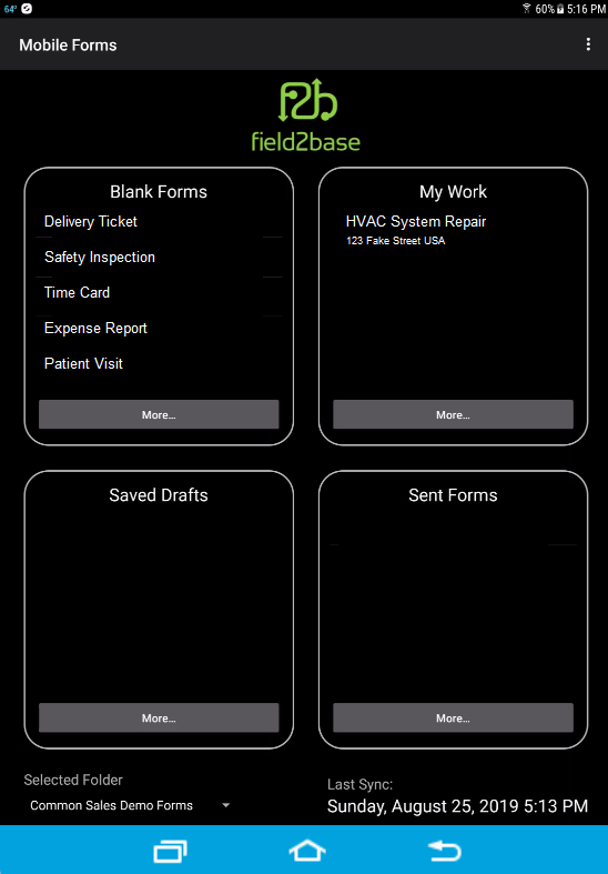 #1. Mobile Forms (Android) 由: Field2Base