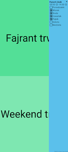 Android application Fajrant Clock screenshort