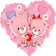 puzzle cute two cats icon