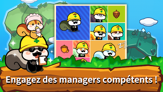 Idle Squirrel Tycoon: Manager