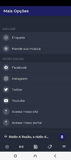 Rádio A Razão - A rádio do RC Screen 3