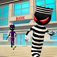 Robe The Bank : Stickman Robbery Escape