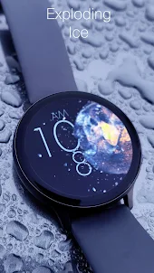 Exploding Ice Watch Face