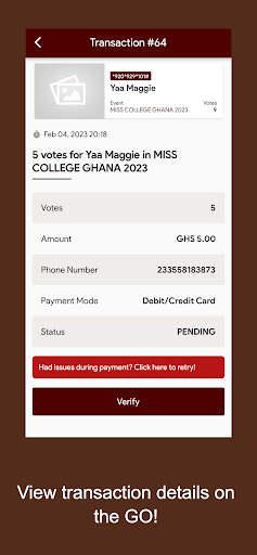 Miss College Ghana Screen 3