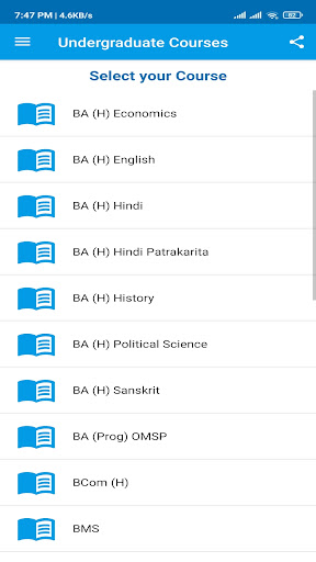 DU Previous Year Q. Paper Screen 3