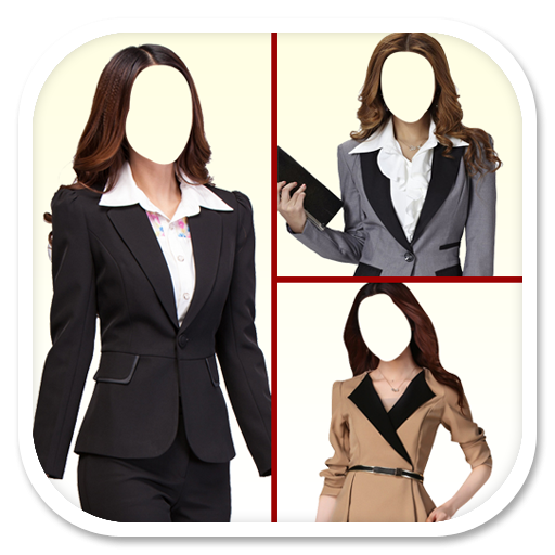 Women Office Photo Suit Maker  Icon