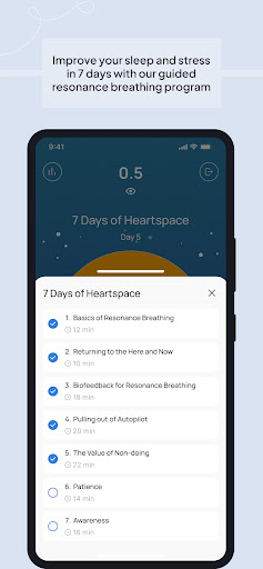 Heartspace: HRV Training Screen 3