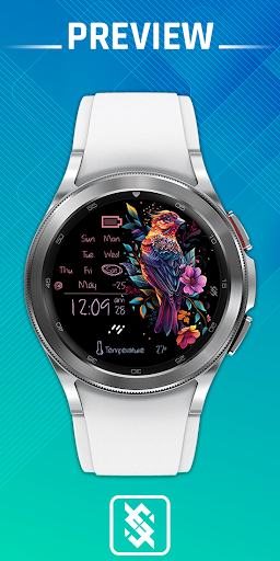 BFF60 - Neon Art Fantasy Bird screenshot 1