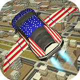Free Flying Racing Car Driving icon