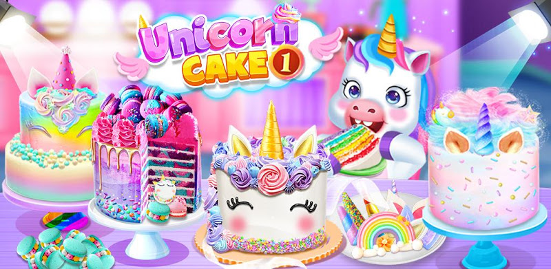 Unicorn Cake 1 - Unicorn Rainbow Food