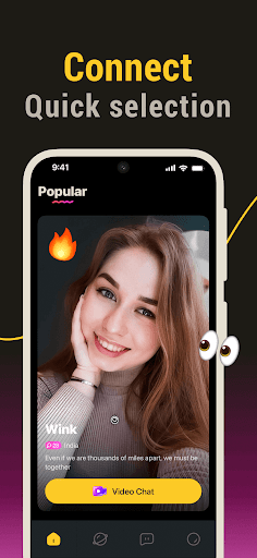 Wink - Live Video chat Screen 3