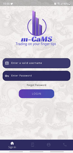 Android application mCaMS screenshort