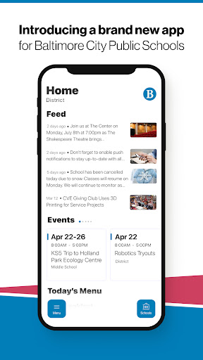 Android application Baltimore City Schools screenshort