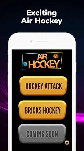 Android application Air Hockey : Solo, Multiplayer screenshort