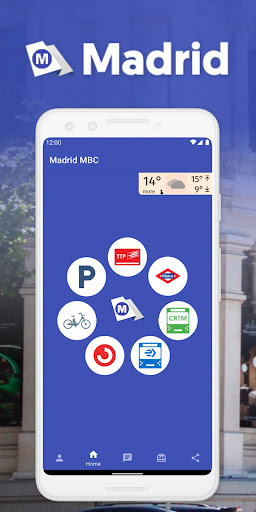 Android application Madrid Metro Bus Cercanias screenshort