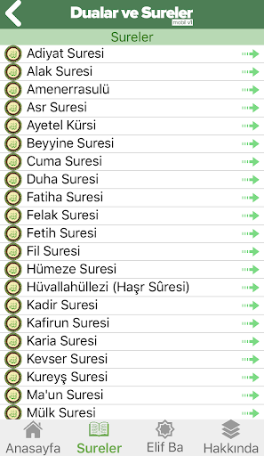 Dualar ve Sureler Screen 2